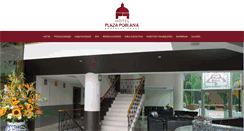 Desktop Screenshot of hotelplazapoblana.com